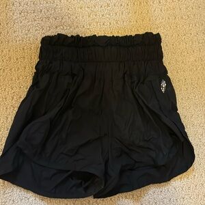Free People Movement Black High Wasted Short